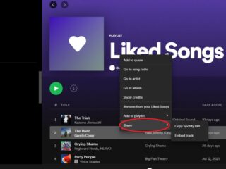 Spotify Liked songs
